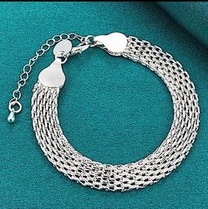 💕Sterling Silver Trendy 10mm Chain Bracelet💕